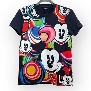 Desigual x Disney Mikey Mouse graphic tshirt, sz XS, NWT